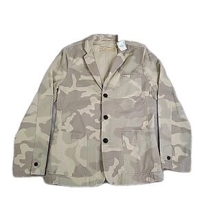 Lucky Brand Women's Beige Camo Utility Jacket Size‎ Small NWT